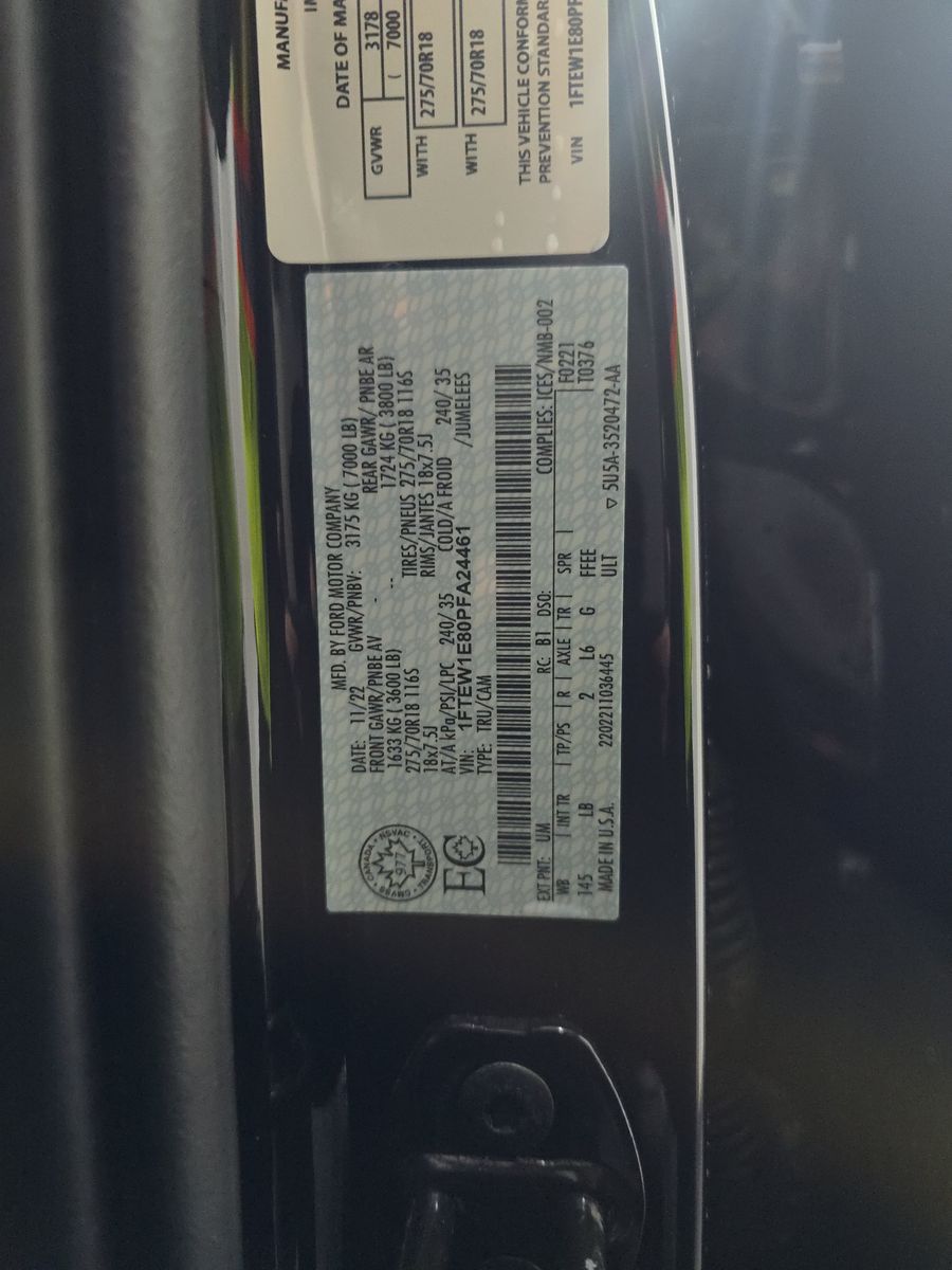 2023 Ford F-150 Tremor AWD