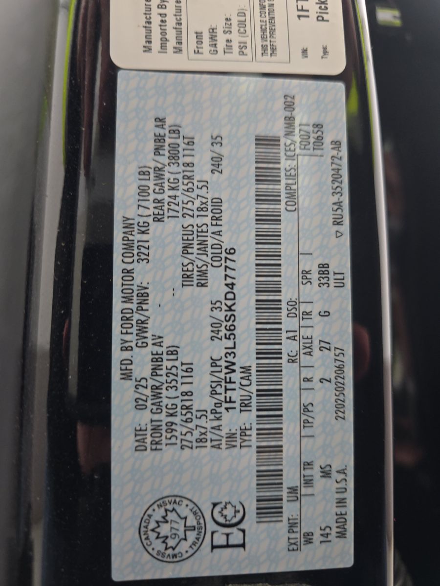 2025 Ford F-150 XLT AWD