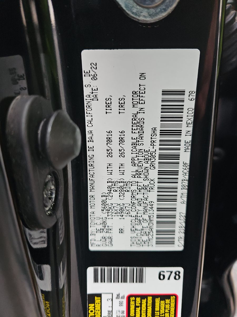 2022 Toyota Tacoma TRD Off-Road AWD