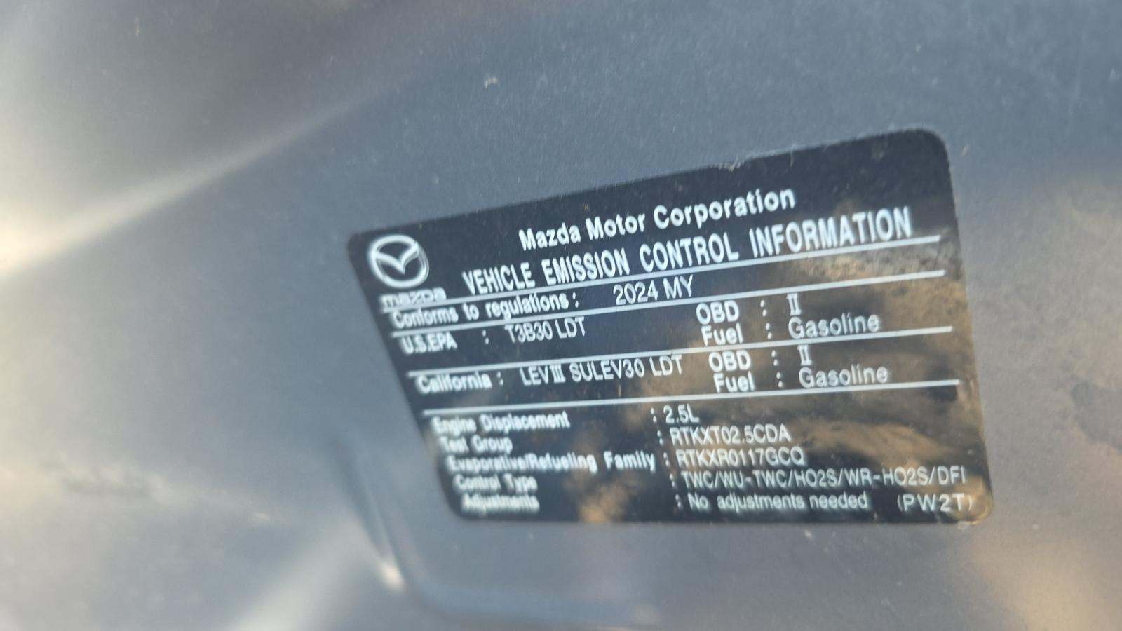 2024 MAZDA CX-5 2.5 S Carbon Edition AWD