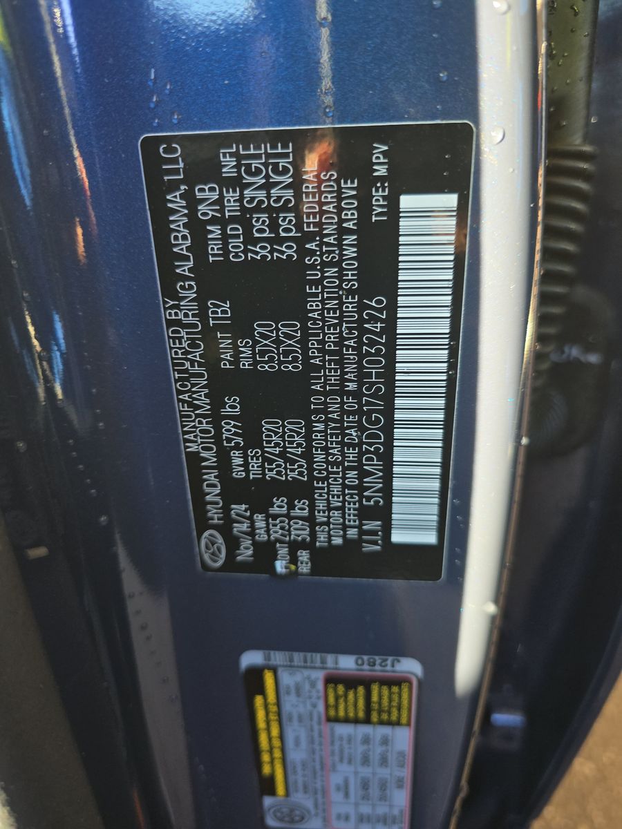 2025 Hyundai Santa Fe Hybrid Limited AWD