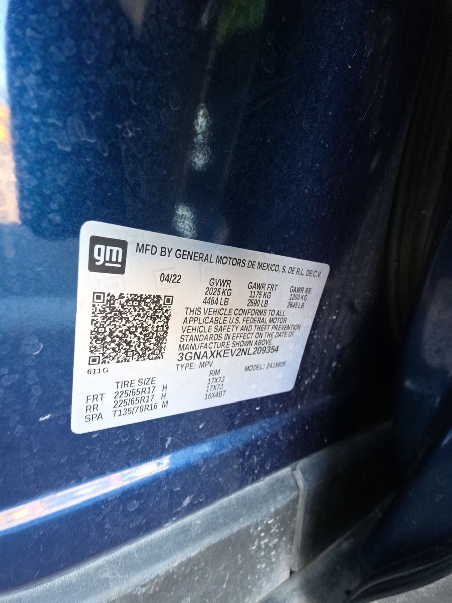 2022 Chevrolet Equinox LT FWD