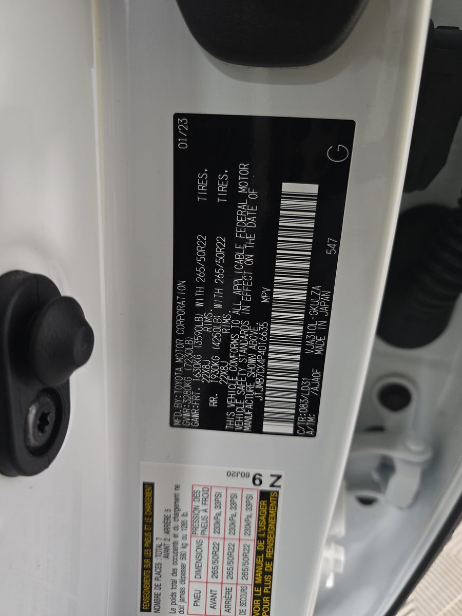 2023 Lexus LX LX 600 F SPORT AWD