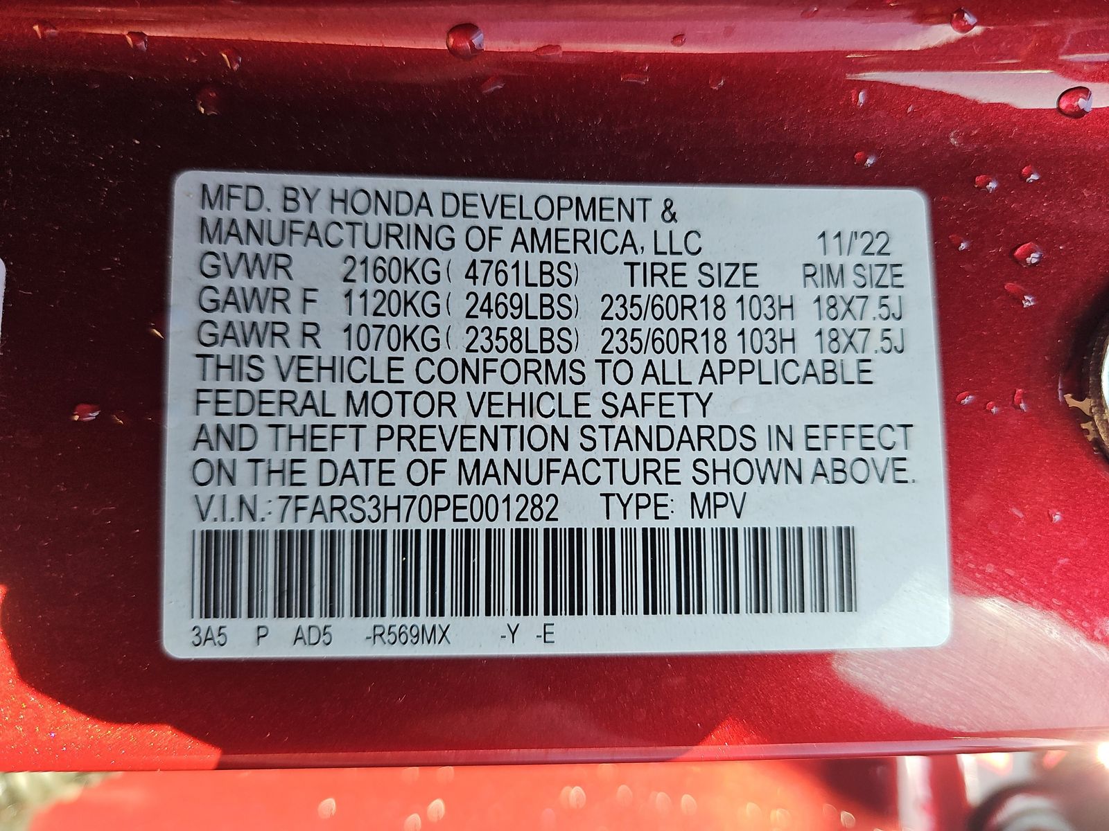 2023 Honda CR-V EX-L FWD