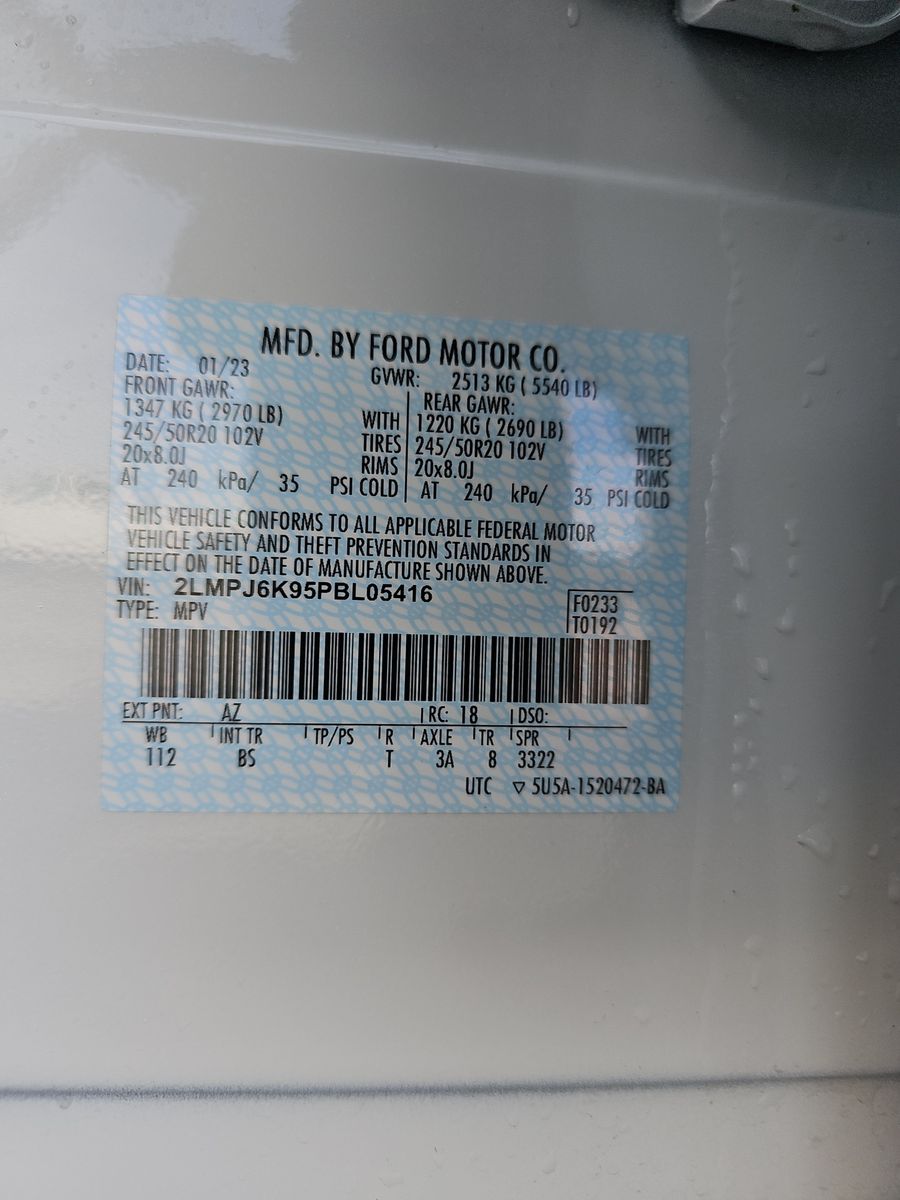 2023 Lincoln Nautilus Reserve FWD