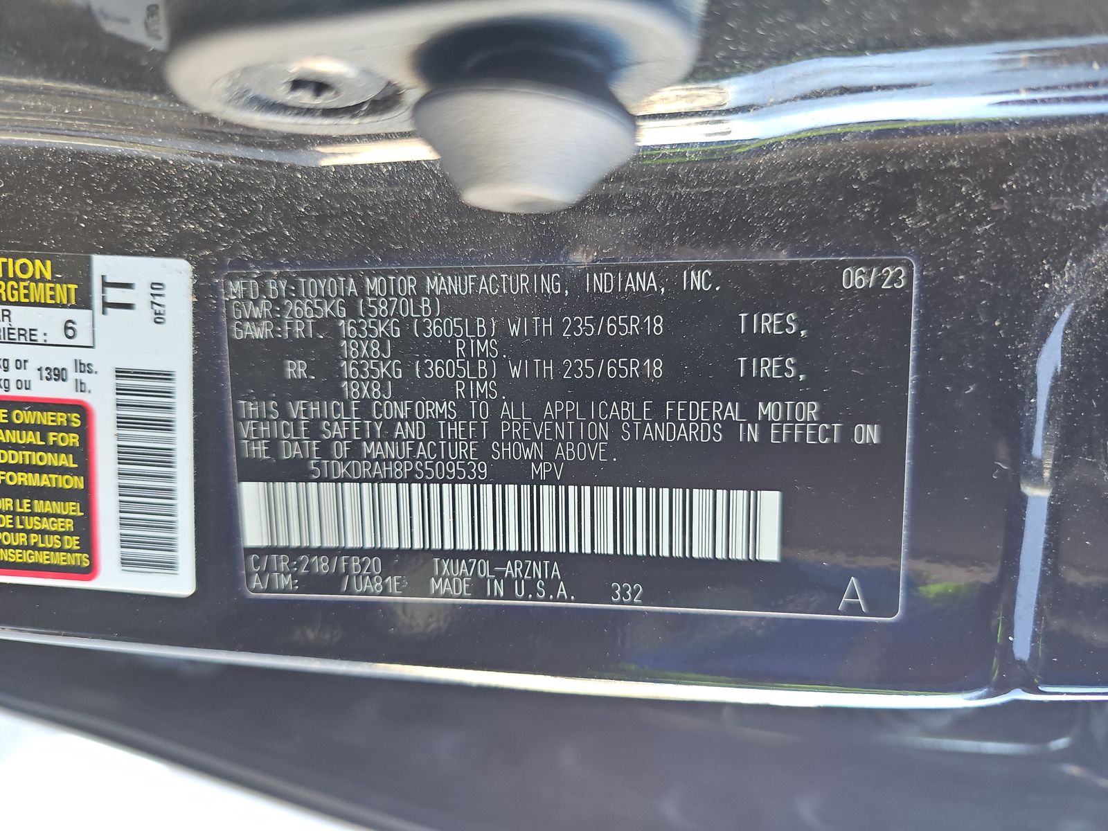 2023 Toyota Highlander LE FWD