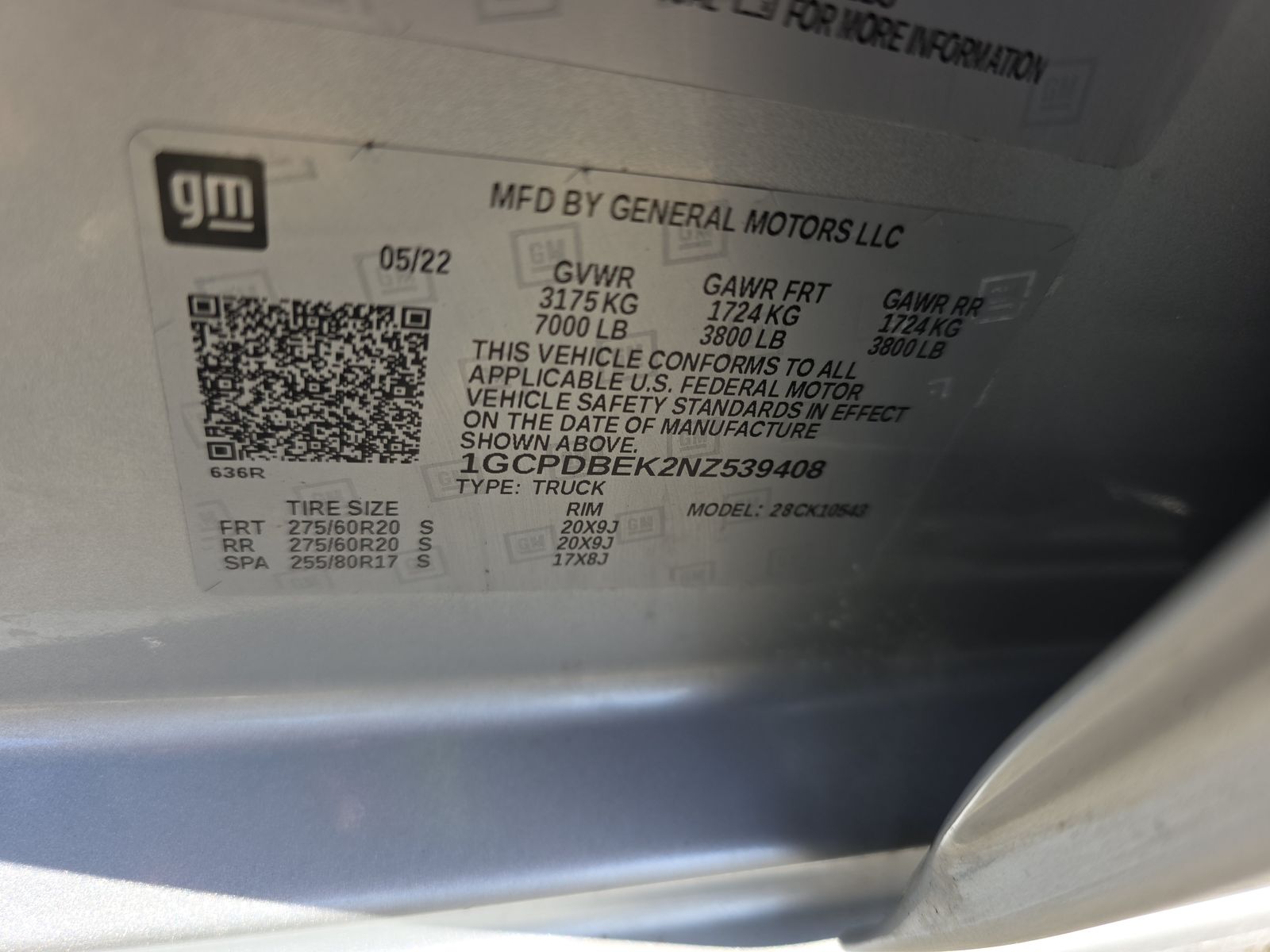 2022 Chevrolet Silverado 1500 Custom AWD