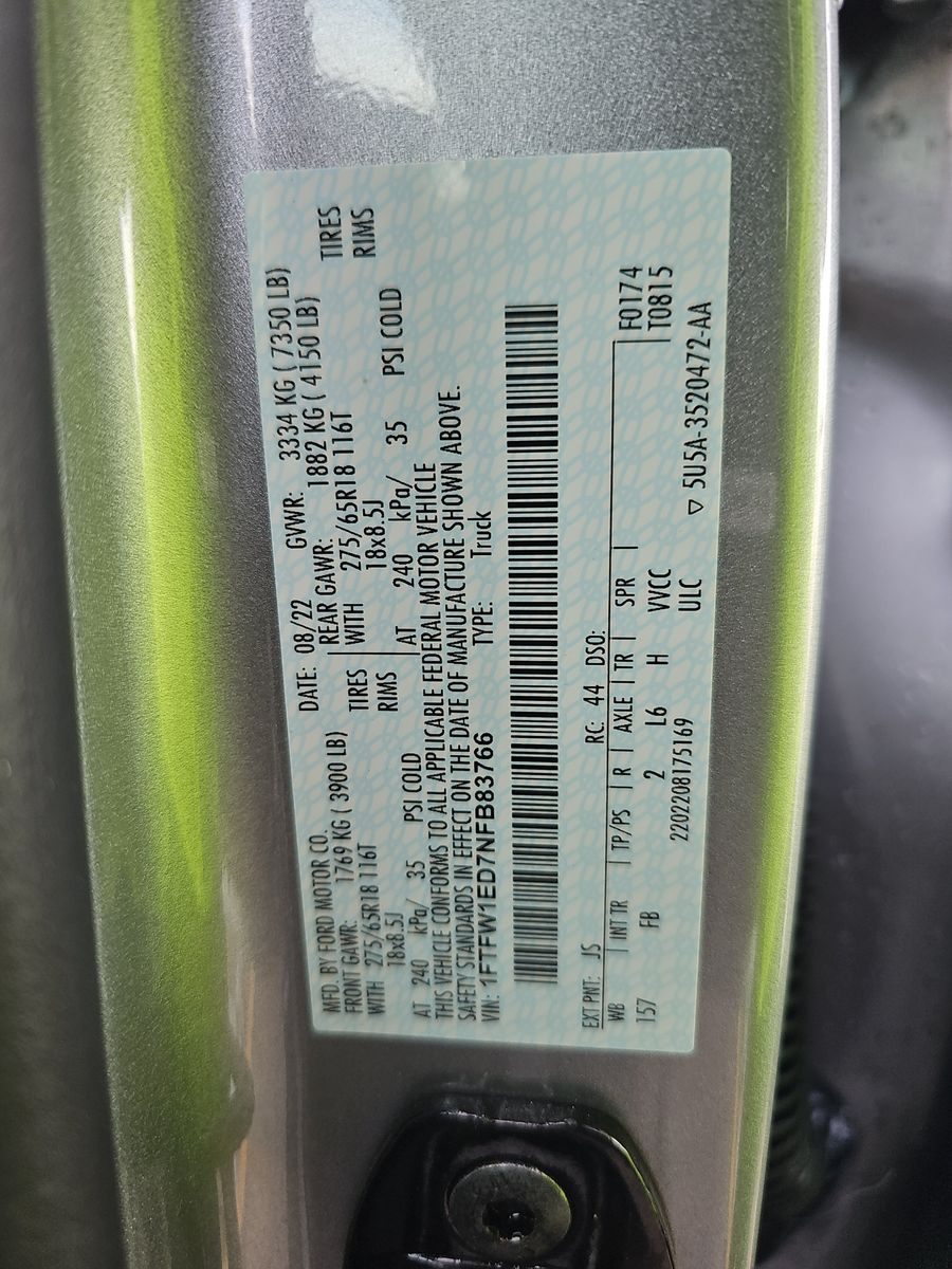 2022 Ford F-150 Hybrid XLT AWD