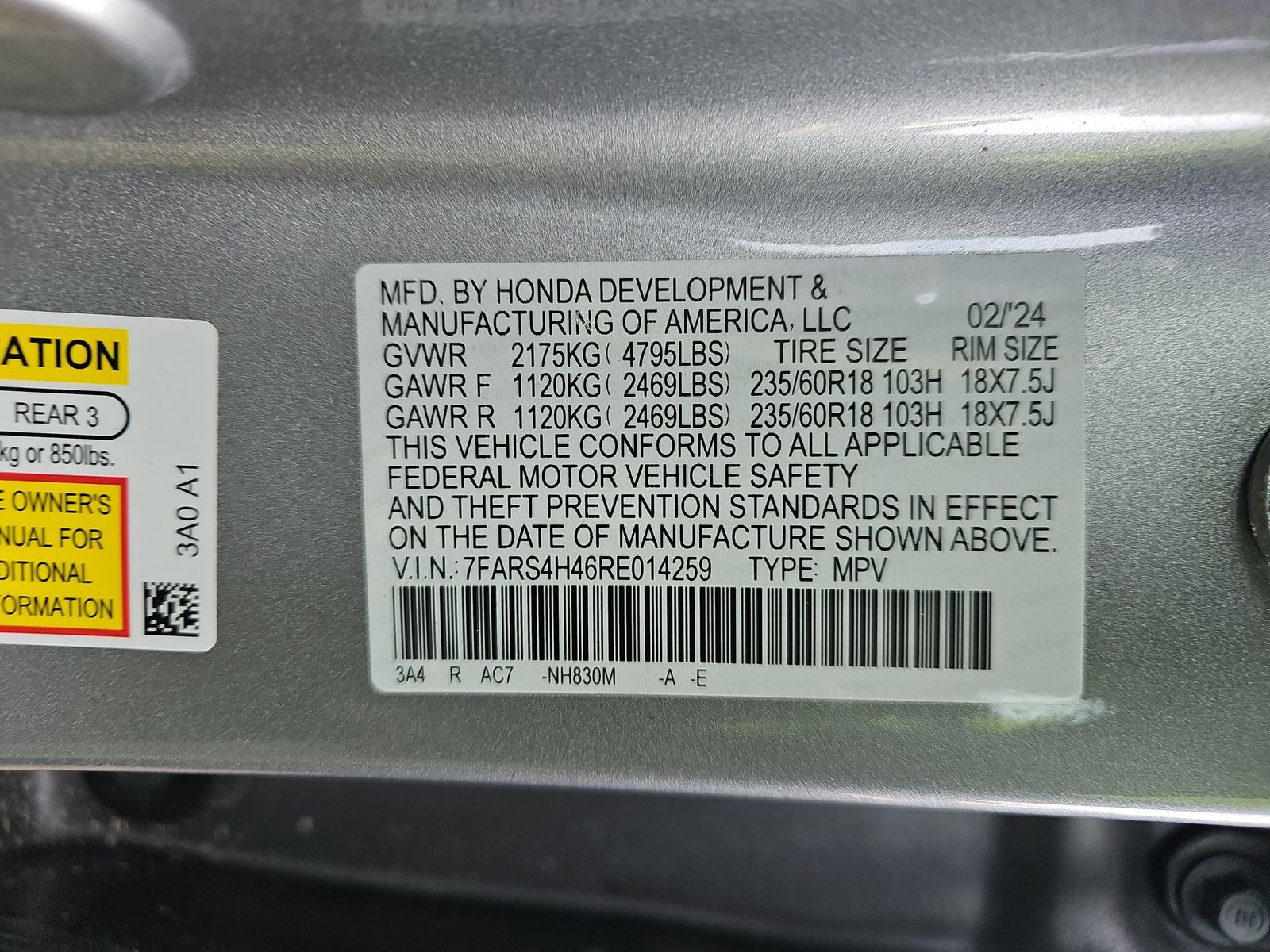 2024 Honda CR-V EX AWD