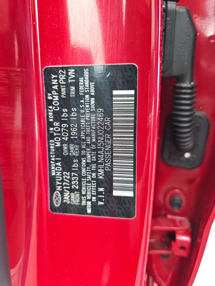 2022 Hyundai Elantra Hybrid Limited FWD