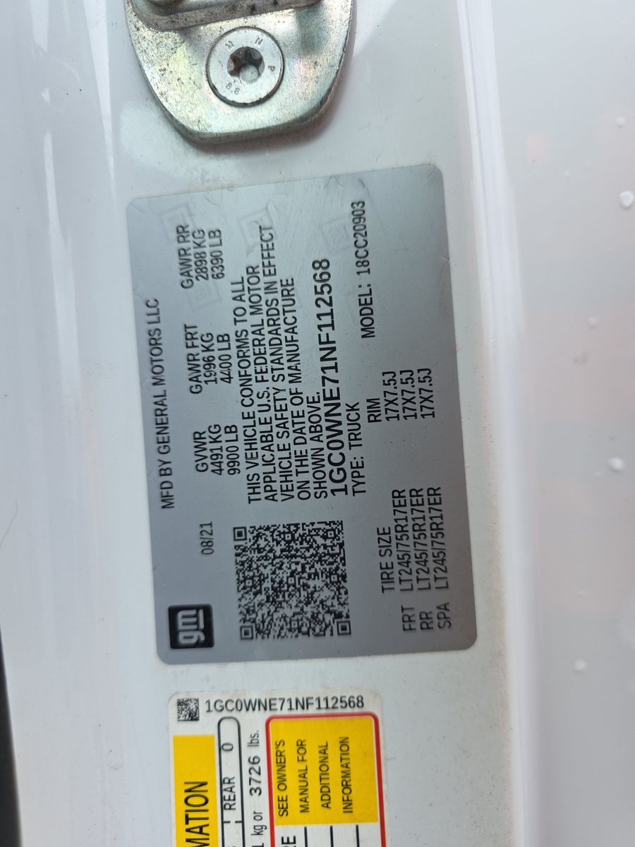 2022 Chevrolet Silverado 2500HD LT RWD