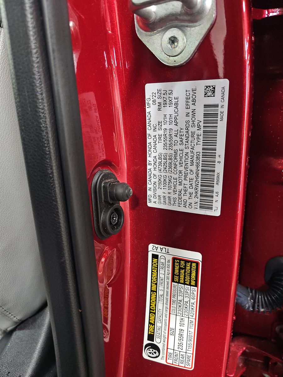 2022 Honda CR-V Touring AWD