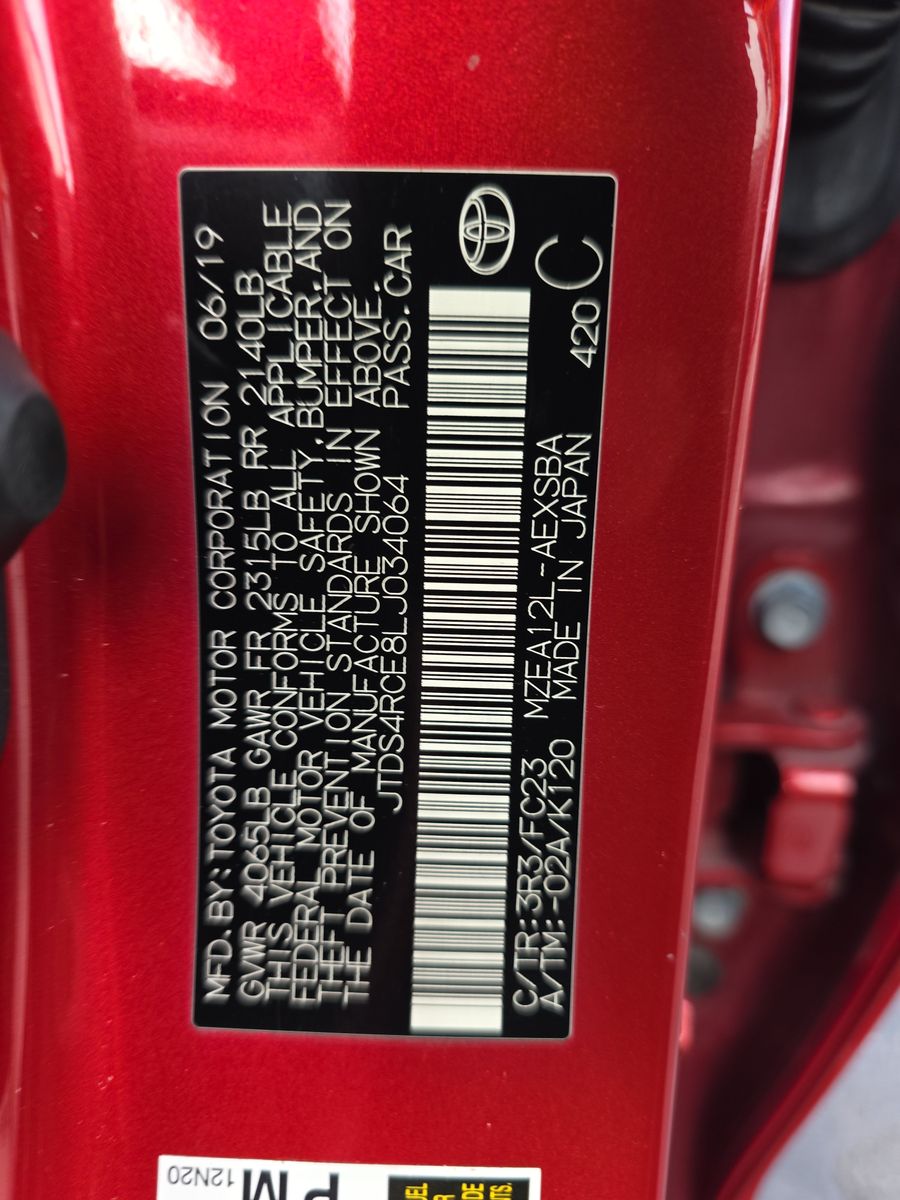 2020 Toyota Corolla SE FWD