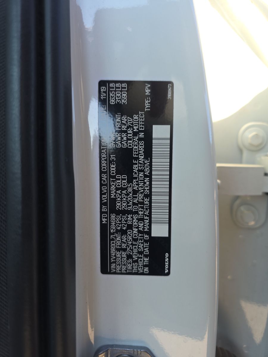 2020 Volvo XC90 Plug-In Hybrid T8 Inscription AWD