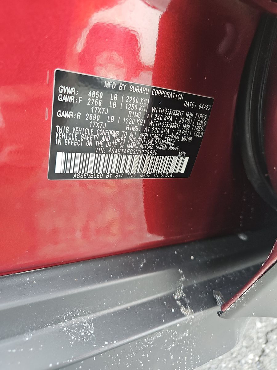 2022 Subaru Outback Premium AWD