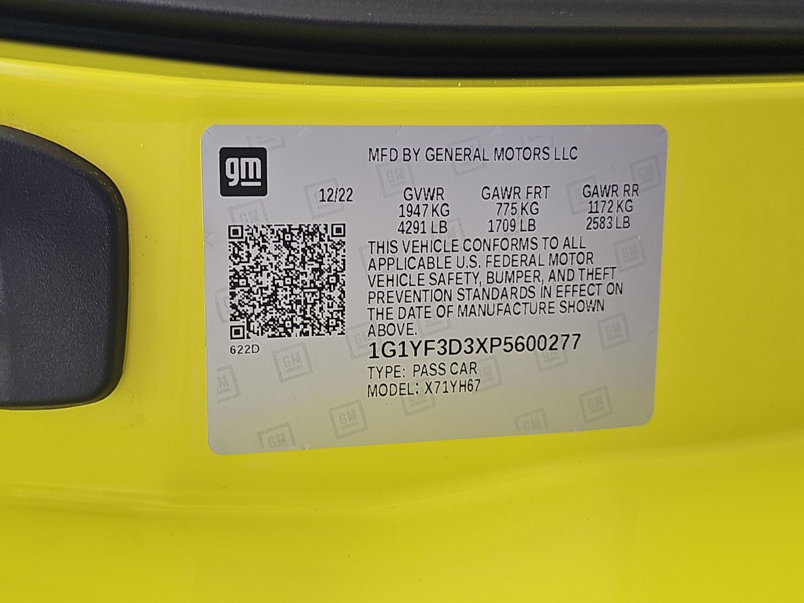 2023 Chevrolet Corvette Z06 RWD