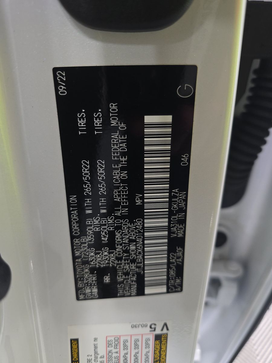 2022 Lexus LX LX 600 AWD