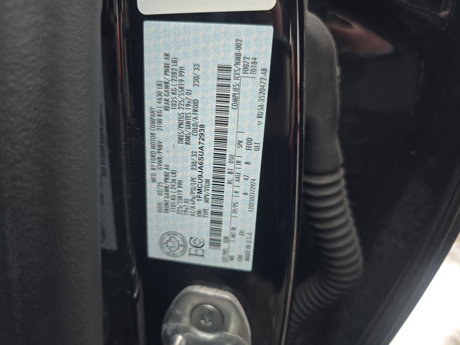 2025 Ford Escape Platinum AWD