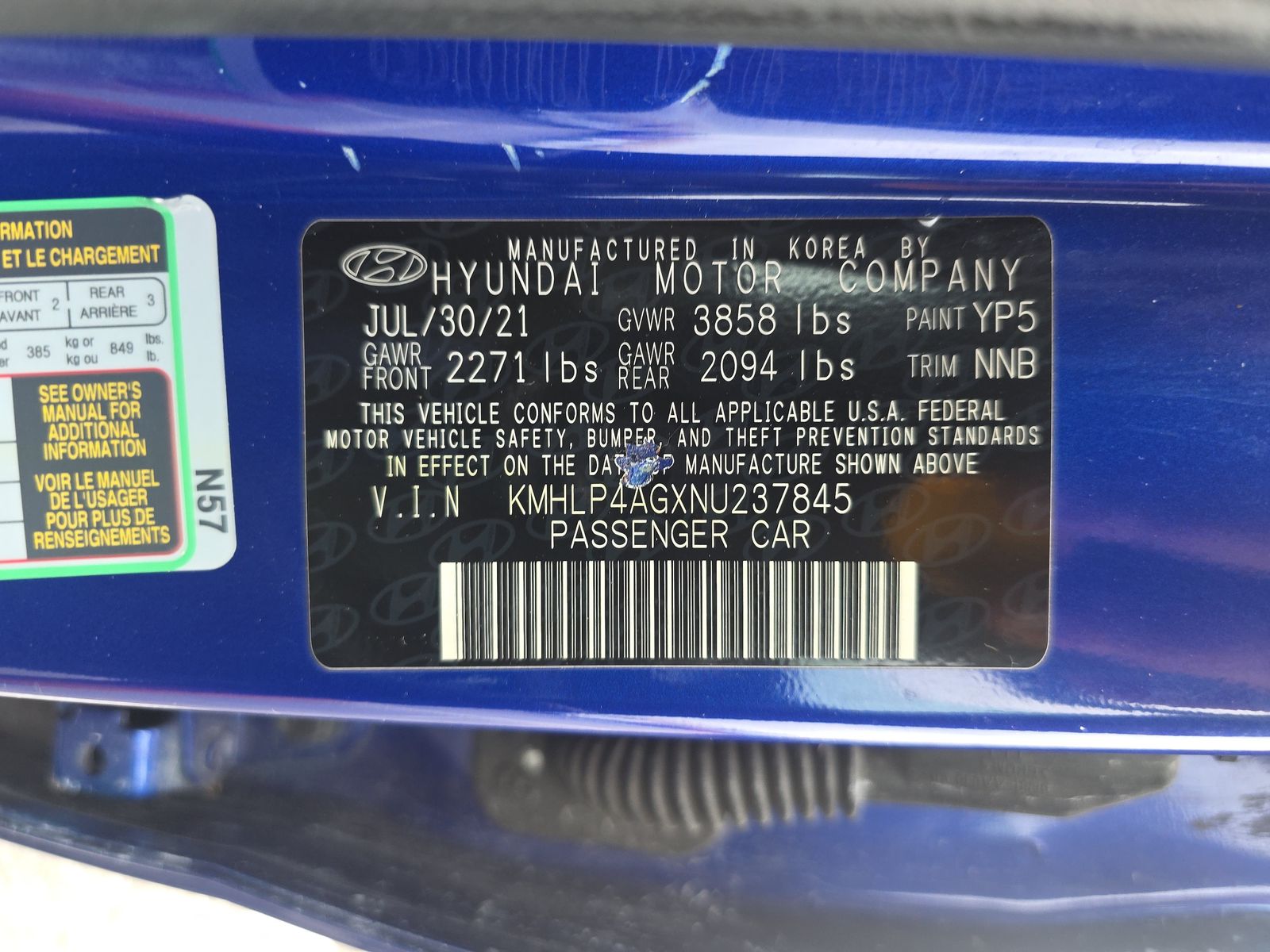 2022 Hyundai Elantra Limited FWD