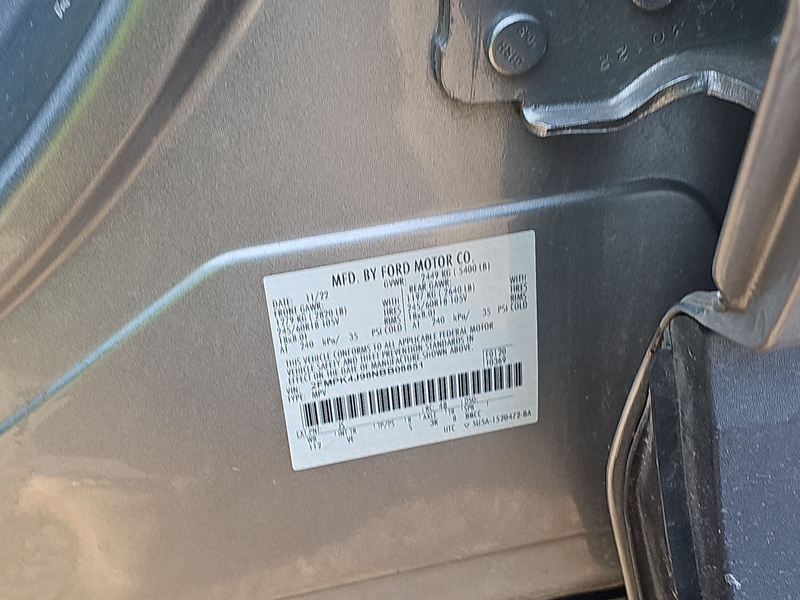 2022 Ford Edge SEL AWD