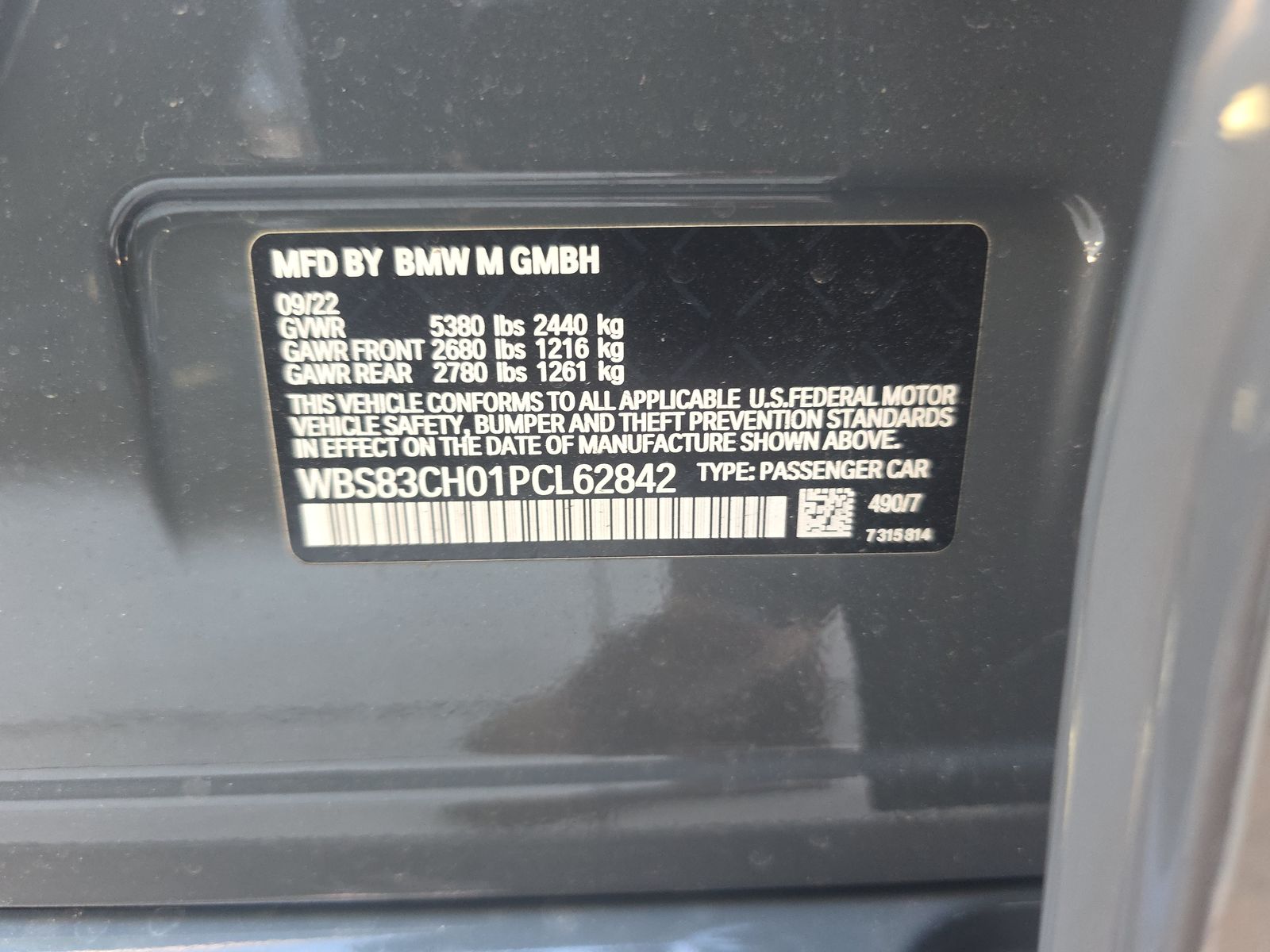 2023 BMW M5 Base AWD