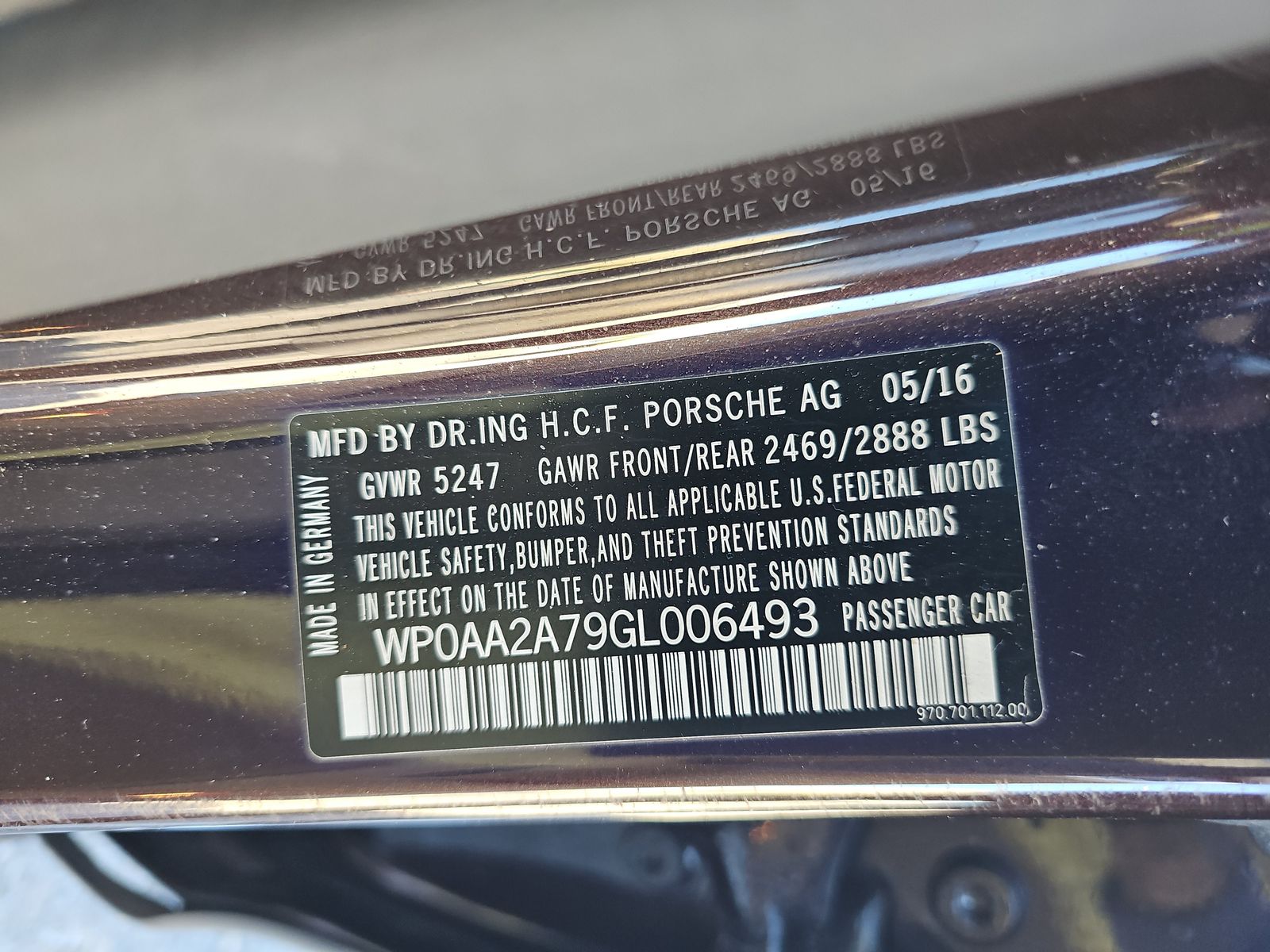 2016 Porsche Panamera Edition RWD