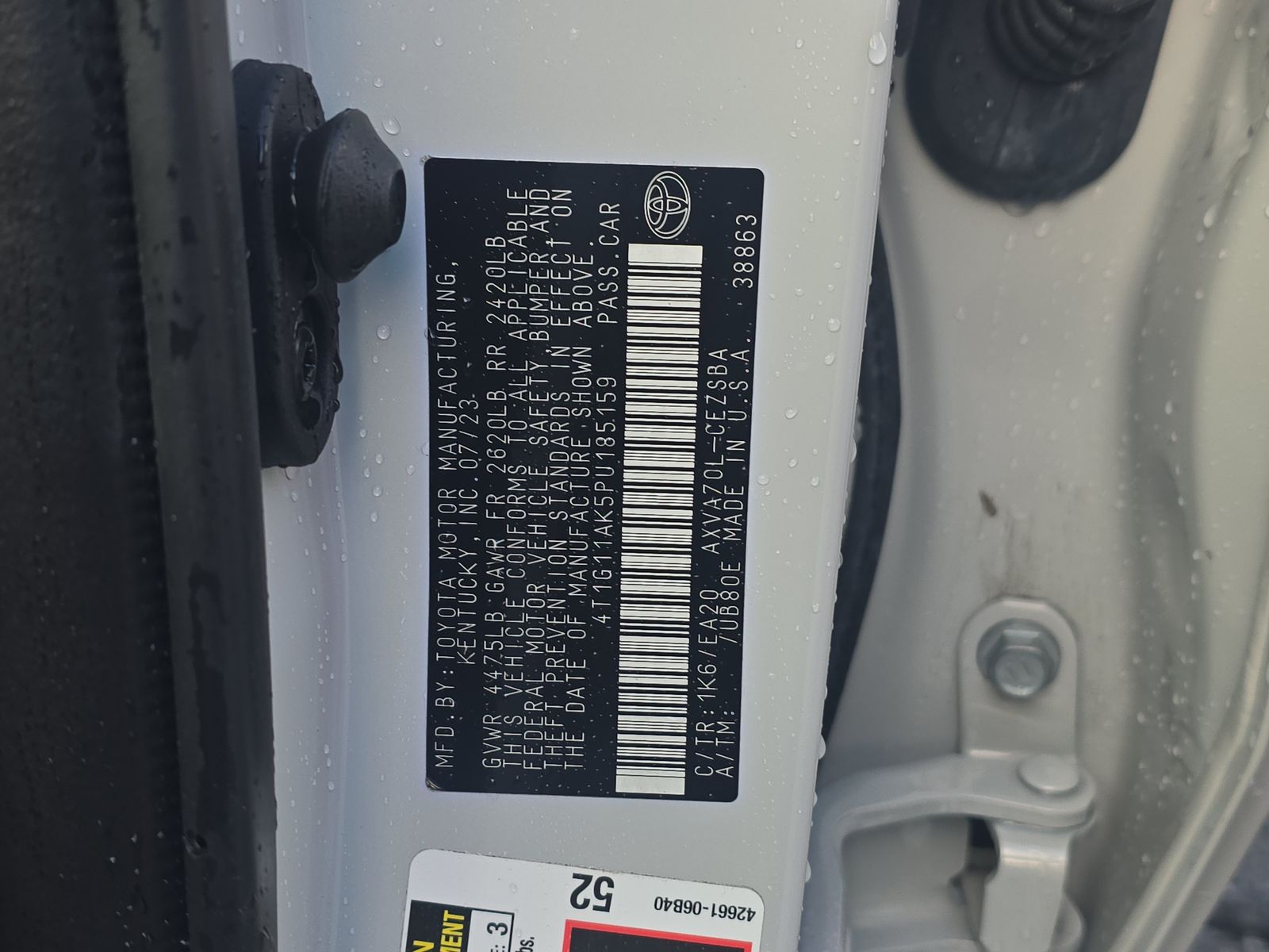 2023 Toyota Camry SE FWD