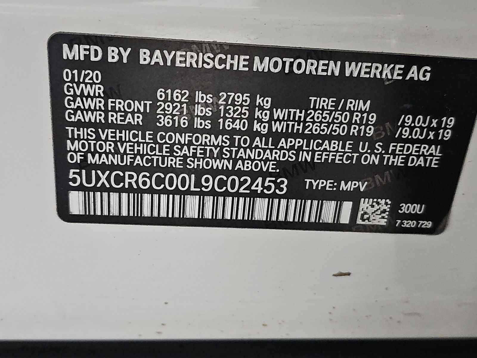 2020 BMW X5 xDrive40i AWD