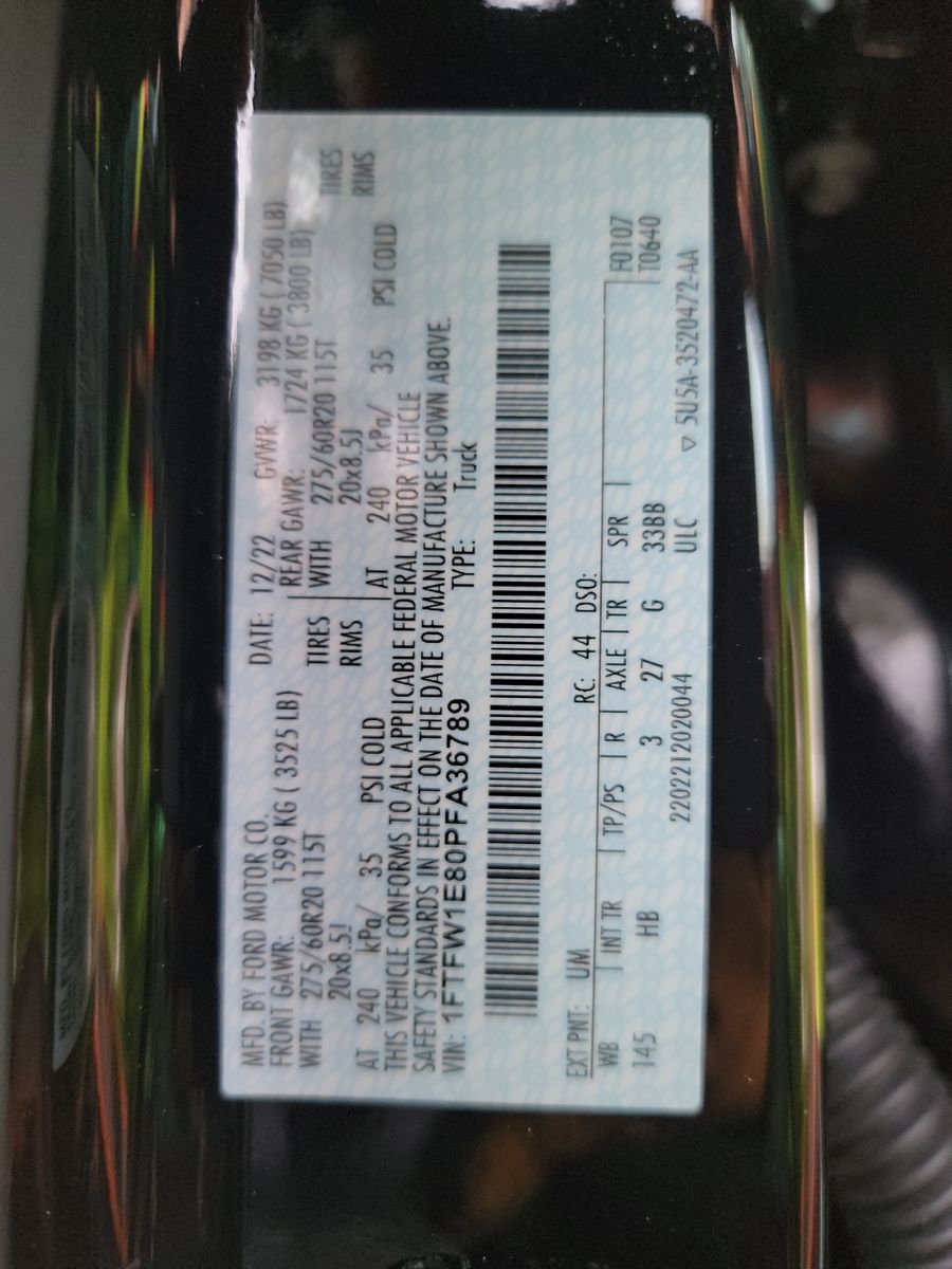 2023 Ford F-150 Lariat AWD