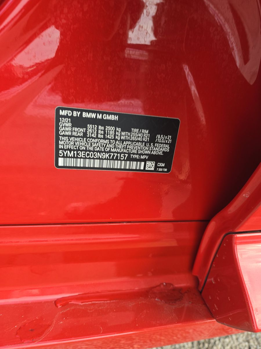 2022 BMW X3 M Base AWD