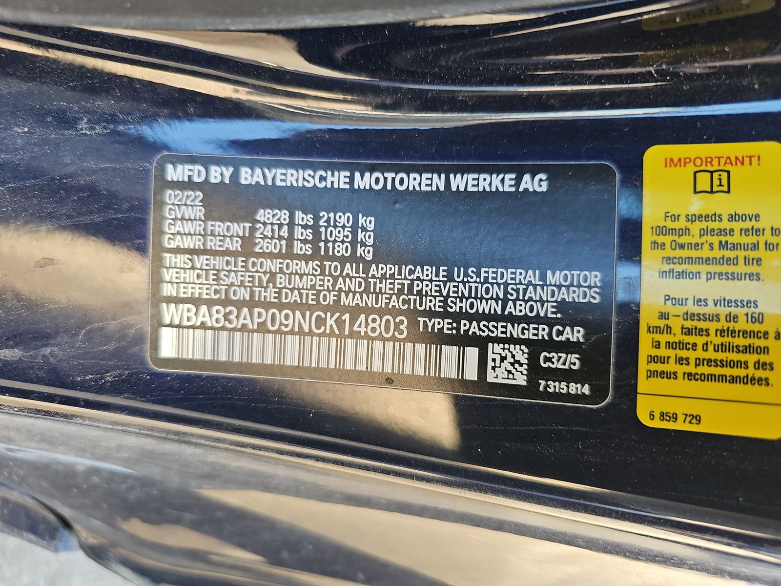 2022 BMW 4 Series M440i RWD