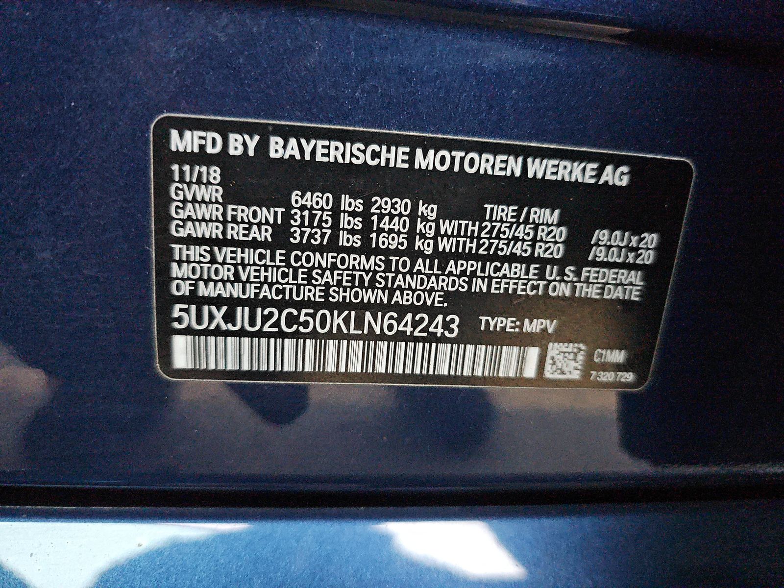 2019 BMW X5 xDrive50i AWD