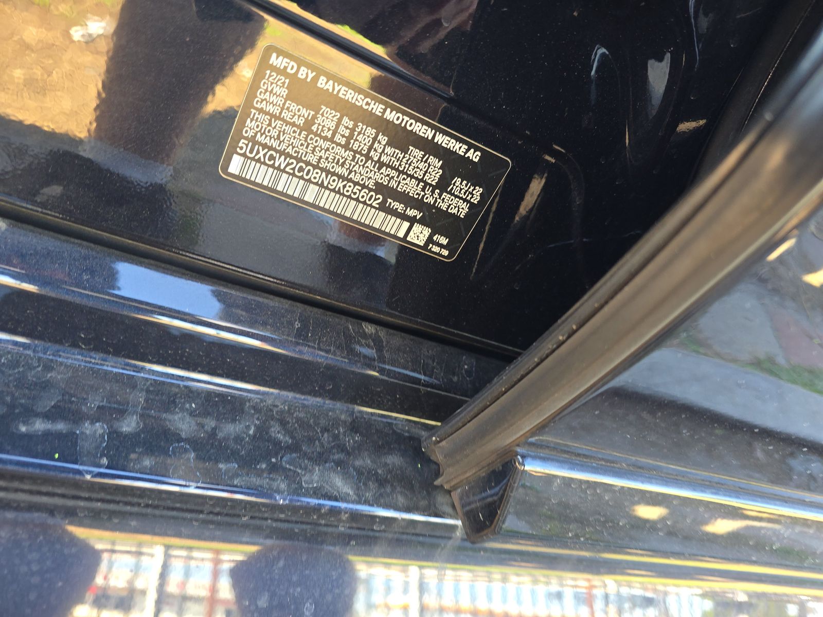 2022 BMW X7 xDrive40i AWD