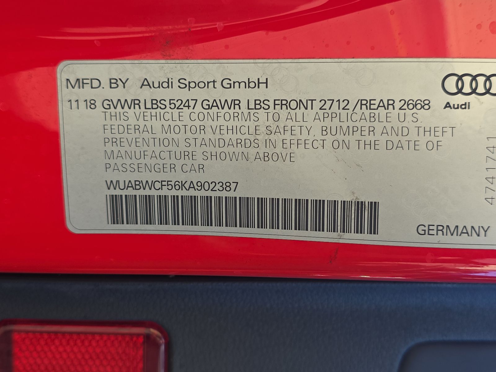 2019 Audi RS 5 Base AWD