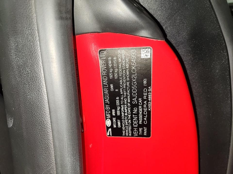 2020 Jaguar F-TYPE P300 RWD