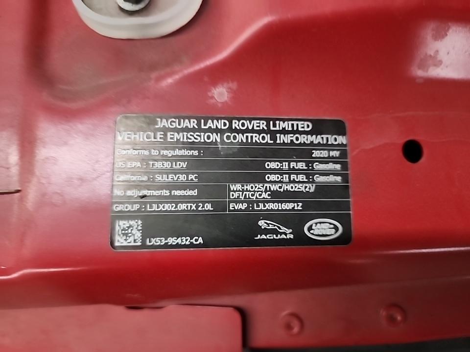 2020 Jaguar F-TYPE P300 RWD