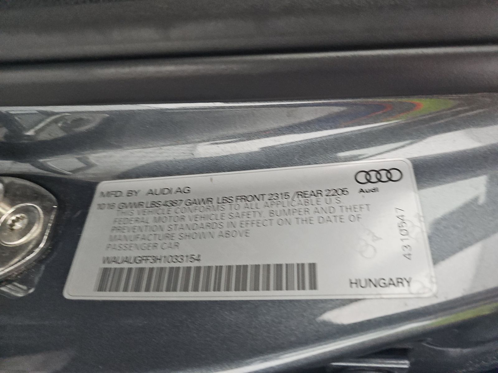 2017 Audi A3 2.0T Premium FWD