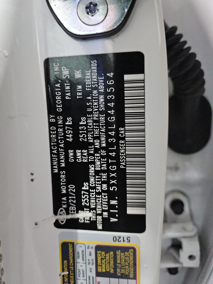 2020 Kia Optima LX FWD