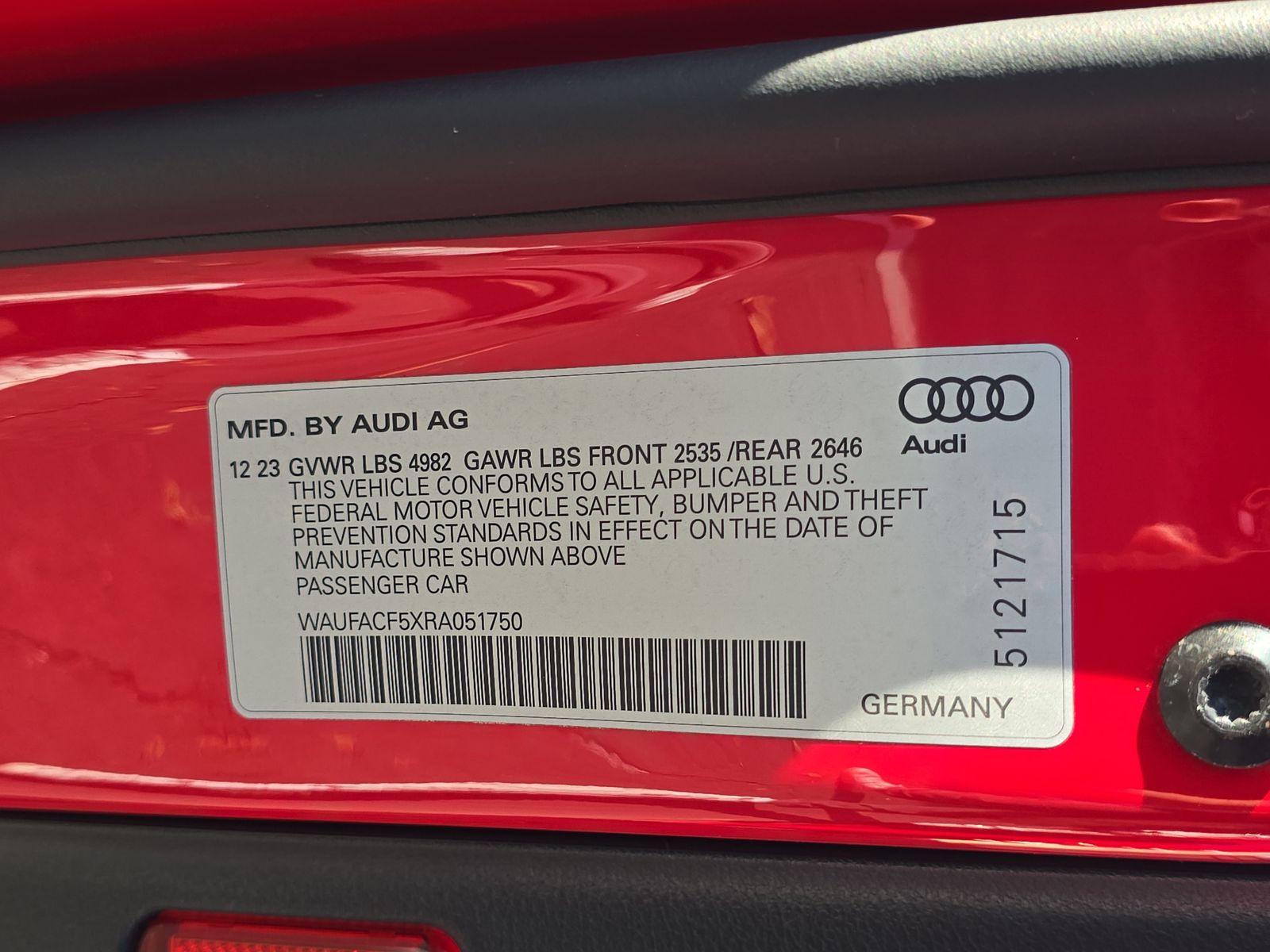 2024 Audi A5 S Line Premium Plus AWD