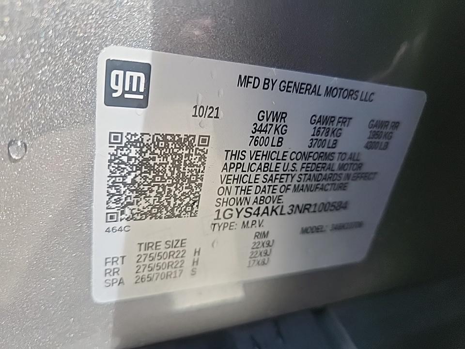 2022 Cadillac Escalade Luxury AWD