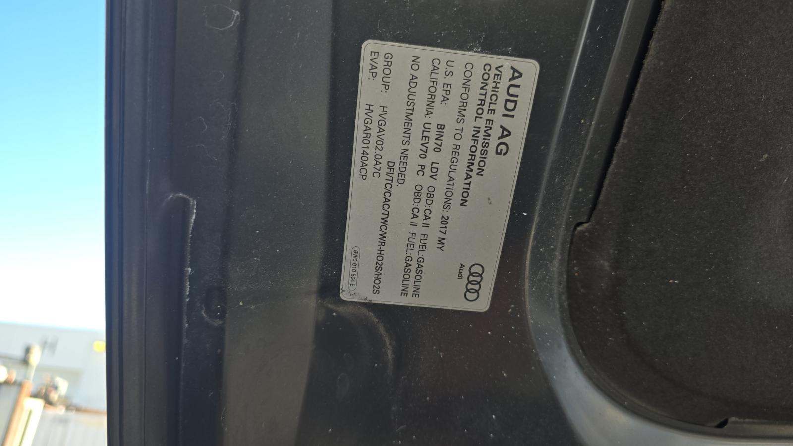 2017 Audi A4 Prestige FWD