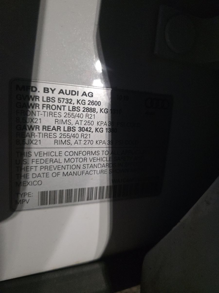 2020 Audi SQ5 Prestige AWD