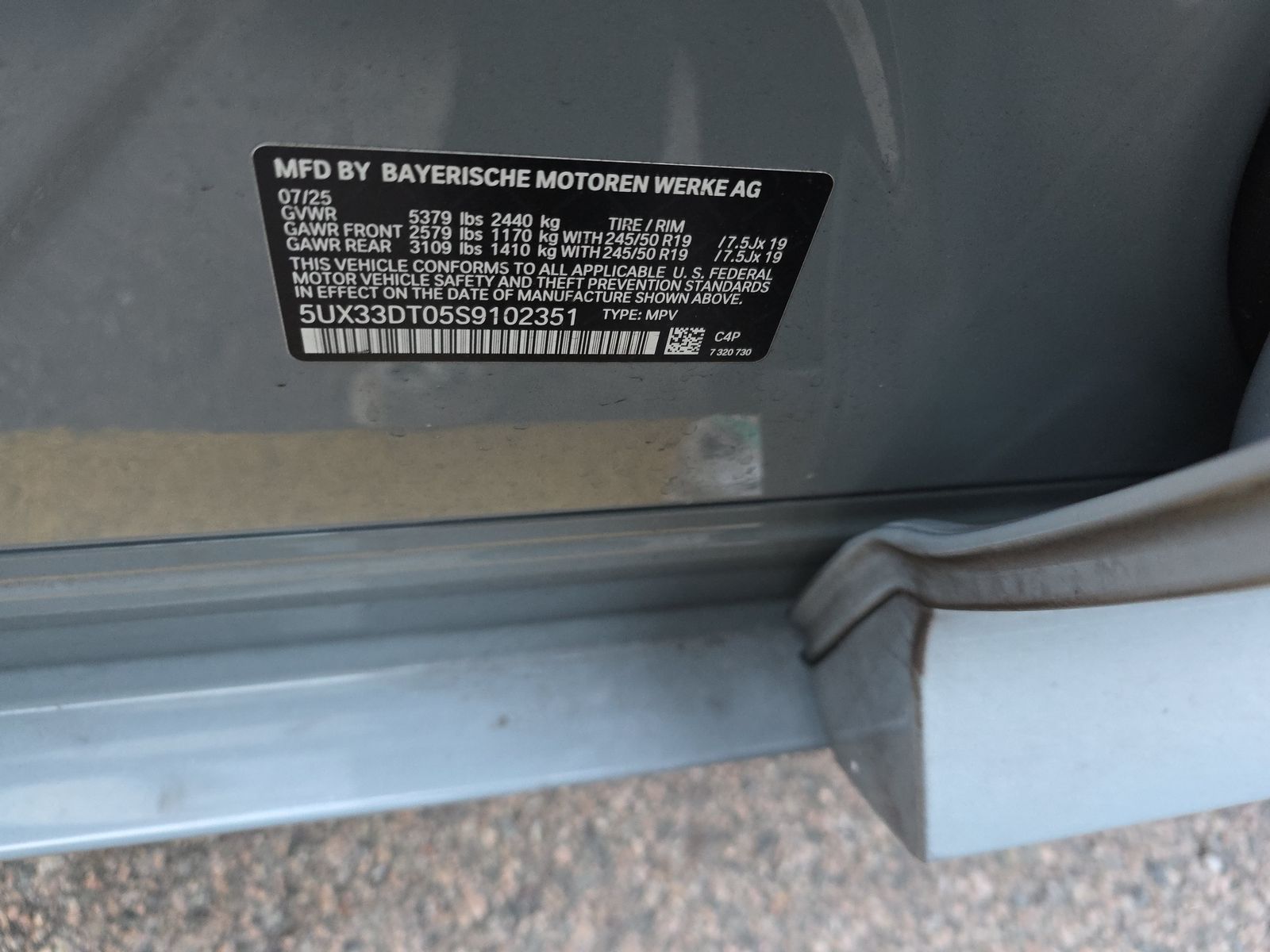 2025 BMW X4 xDrive30i AWD