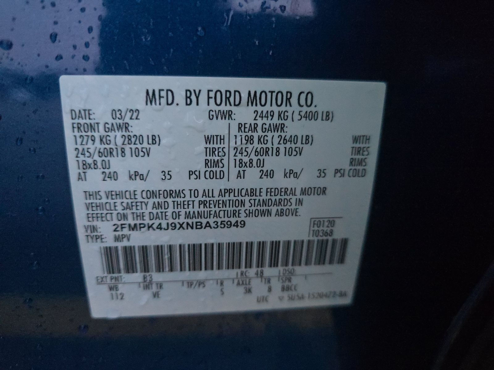 2022 Ford Edge SEL AWD