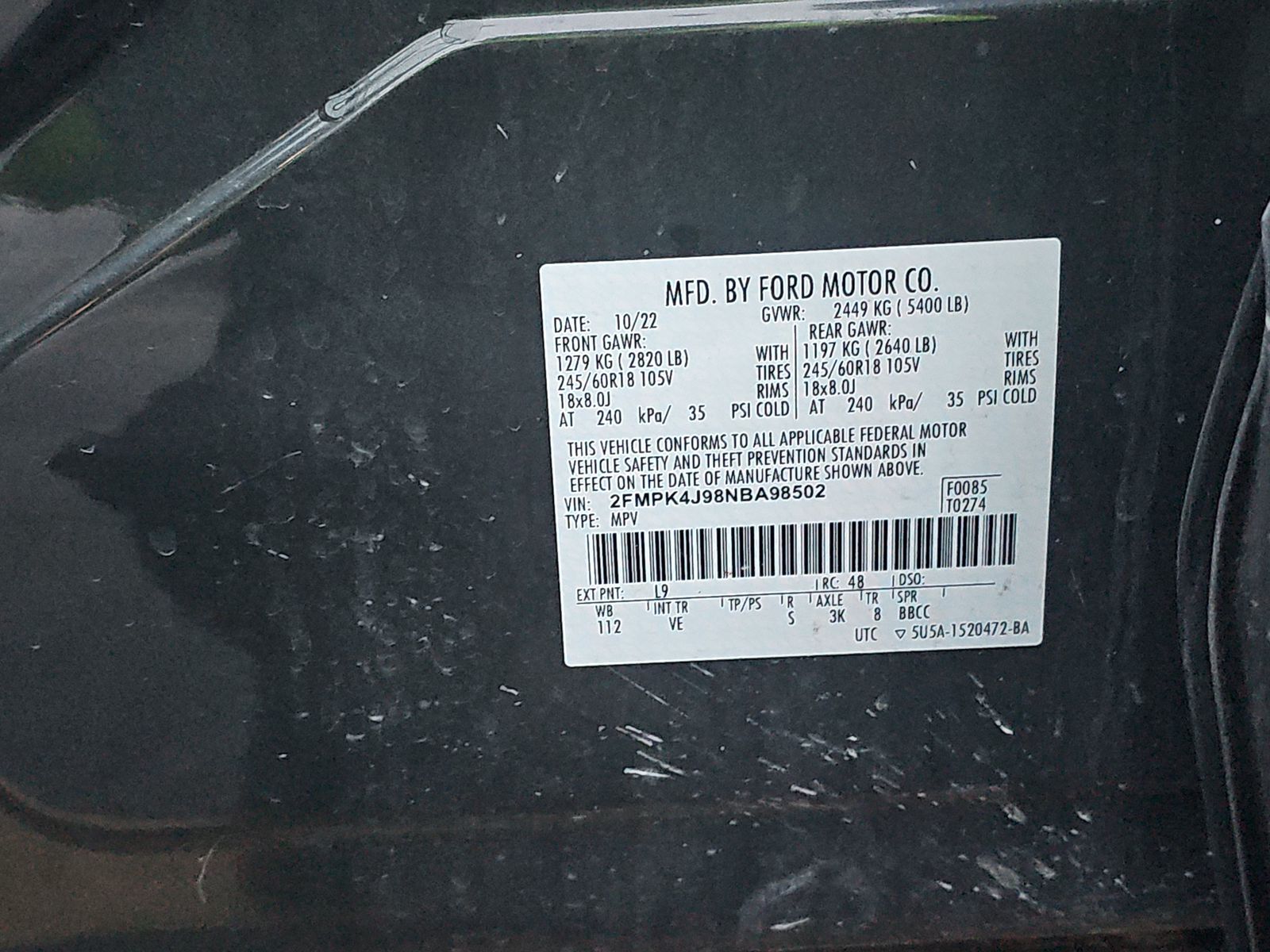 2022 Ford Edge SEL AWD