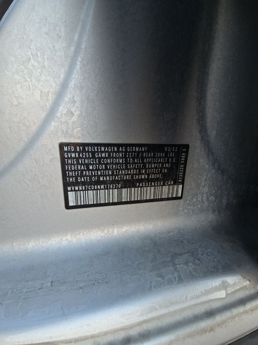 2022 Volkswagen Golf GTI 2.0T SE FWD