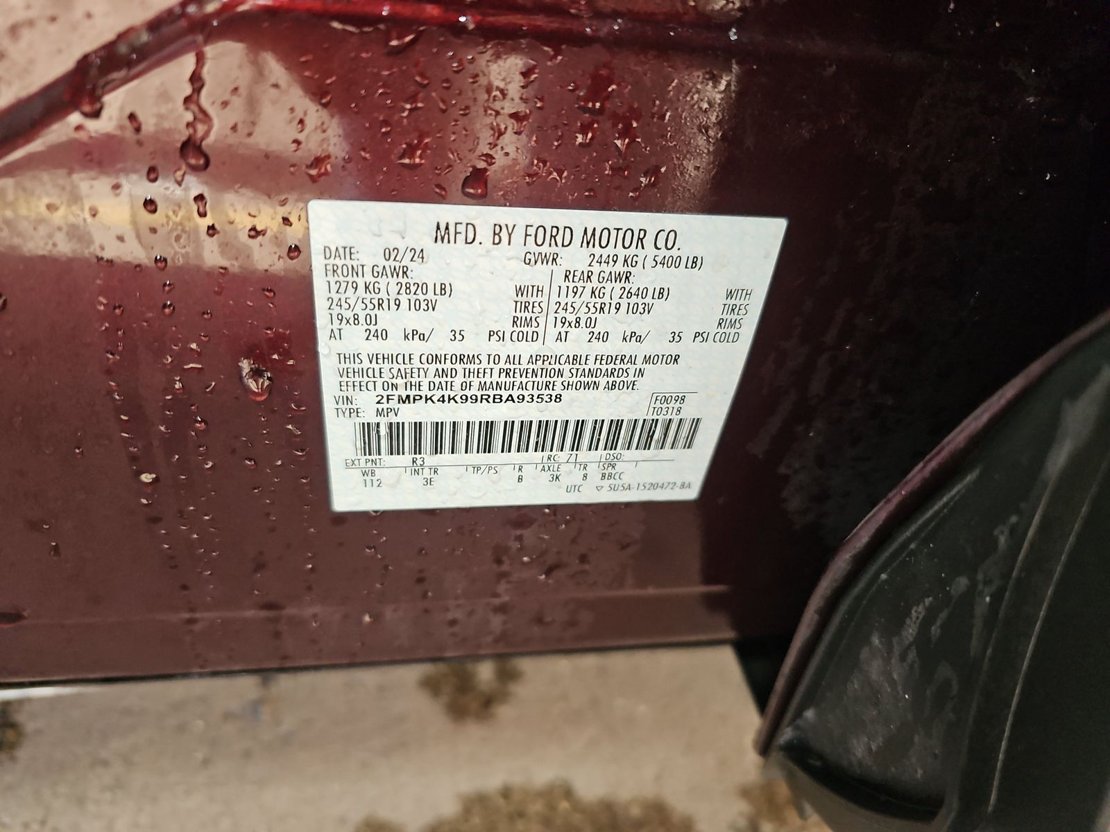 2024 Ford Edge Titanium AWD