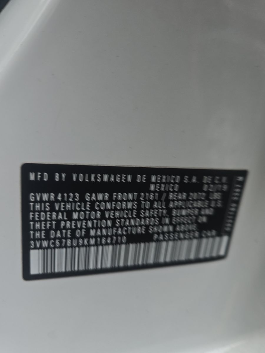 2019 Volkswagen Jetta 1.4T SE FWD