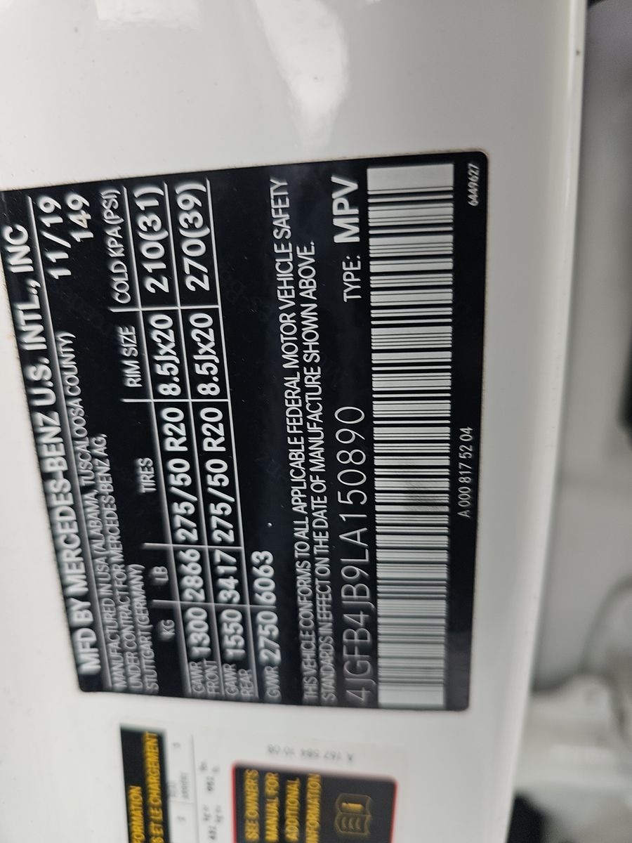 2020 Mercedes-Benz GLE GLE 350 RWD