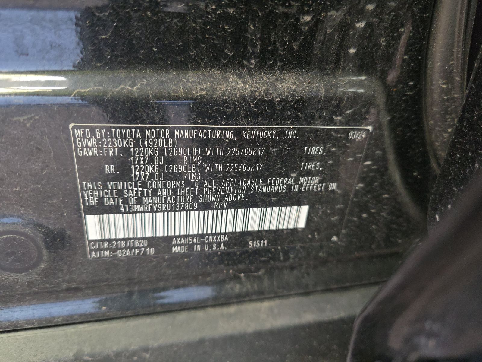 2024 Toyota RAV4 Hybrid LE AWD